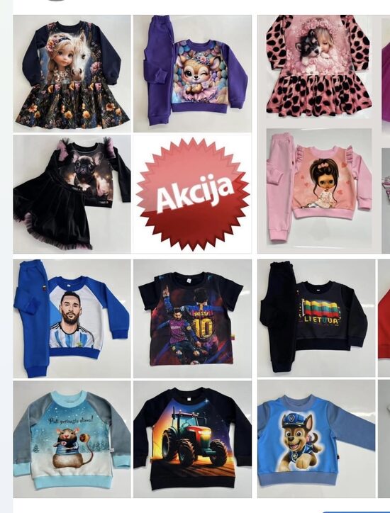 RŪBŲ RINKINIAI (-40% nuolaida)