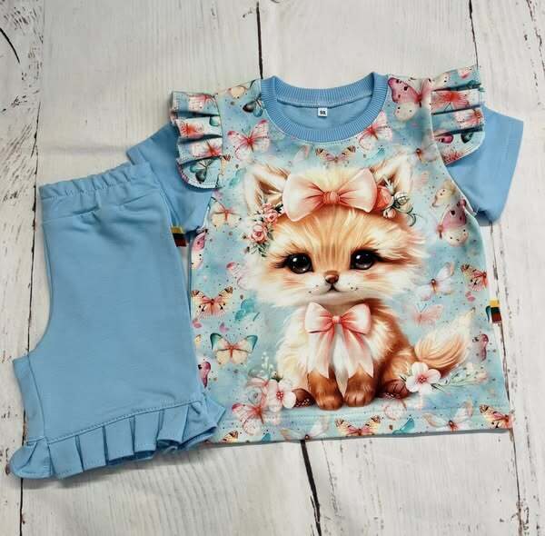 (98) Komplektukas su šortais "Laputė"