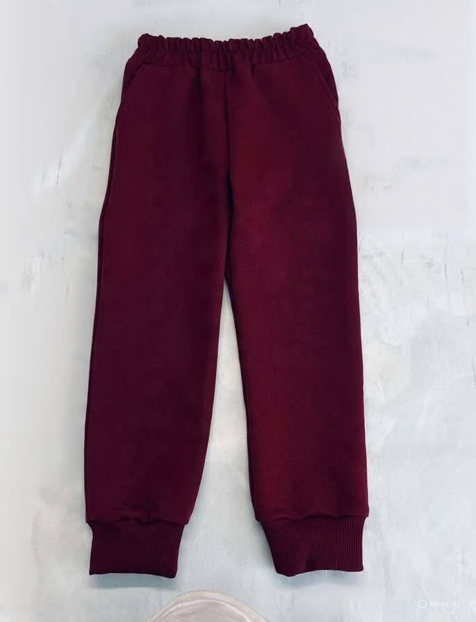 (92-140) Kelnės "Burgundy" 11-14eu.