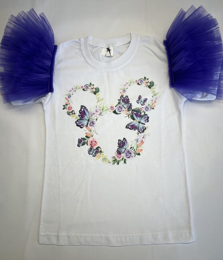 (5 metai) Marškinėliai “Drugeliai”  -60%