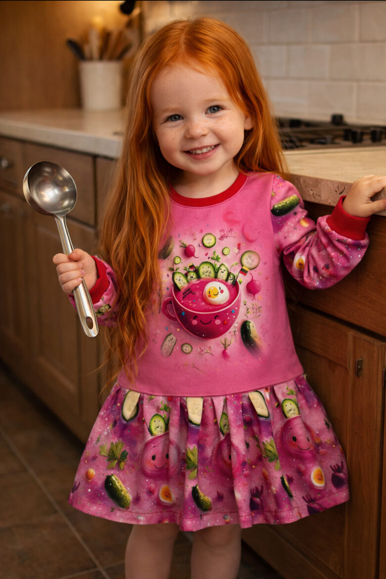 (104-134) Suknelė "Šaltibarščiai" 