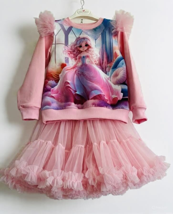 (98-140) Komplektukas "Princesė" 