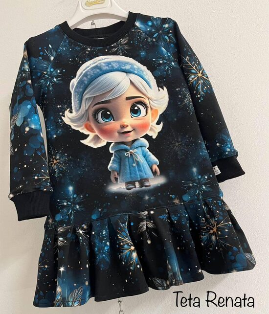 (92-110) Suknelė “Mažytė Elza” 