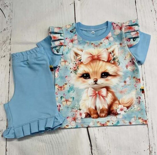 (98) Komplektukas su šortais "Laputė"