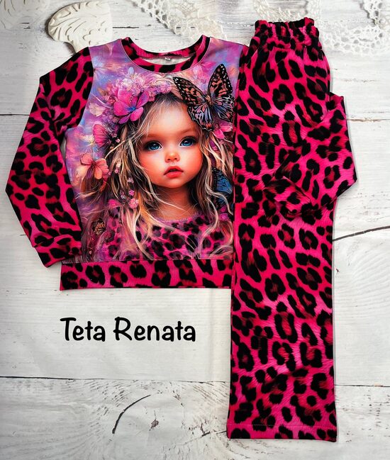 (122) Komplektukas su kelnėmis "Svajoklė mergaitė"