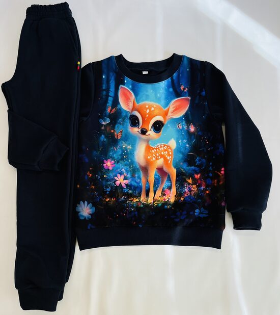 (122-140) Komplektas “Elniukas miške” 