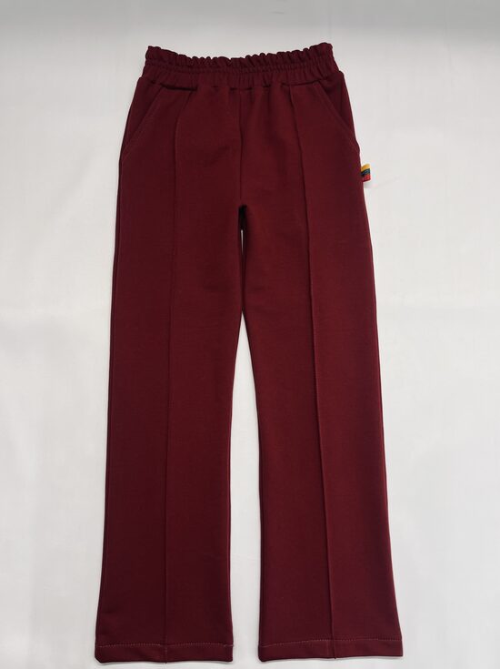 (92-140) Kelnės su kantu “Burgundy” 