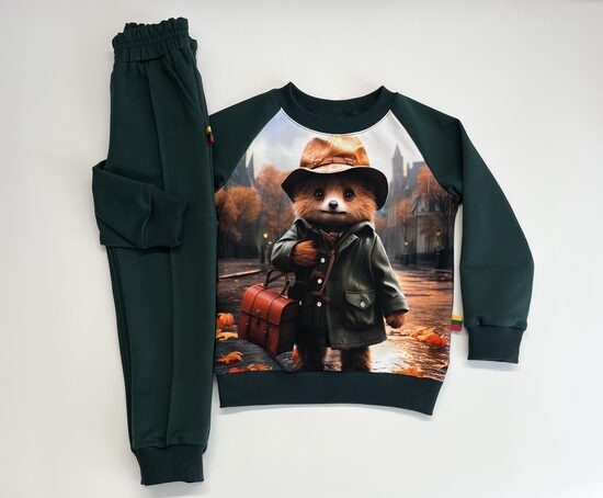 (98-140) Komplektas “Meškiukas Padingtonas” 