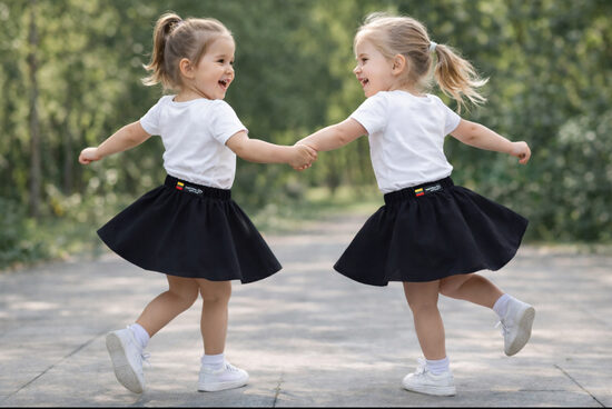 (86-152) Juodas sijonas "Saulės kliošas" 